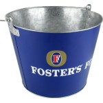Foster's beer barrel made by galvanized iron