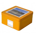 New Custom Metal Sqaure Tea Tin Box for Storage  