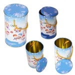 RD52-Round Tea Tin Box, Round Tea Gift Tin Box, Round Tea Tin 