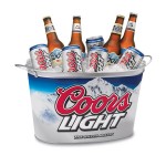 metal coor light beer ice bucket wholesale